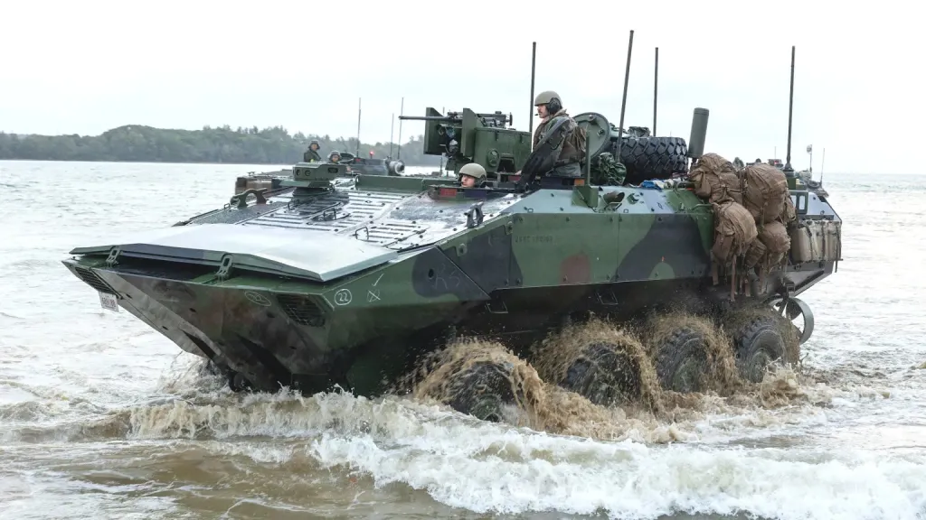 Another look at a Marine Corps ACV-P, showing the general configuration of these vehicles today. USMC