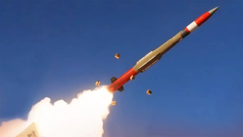 A Patriot interceptor. (DOW) Department of Defense